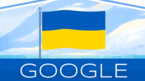 Дудл ко Дню независимости. Скриншот: Google