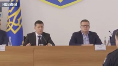 Зеленський в Житомирській області. Скрнишот відео 112.ua