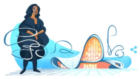 Doodle не посвящен рождению или смерти архитектора. Скриншот: Google