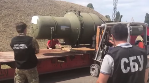 Заарештований російський ракетний комплекс передали українським військовим