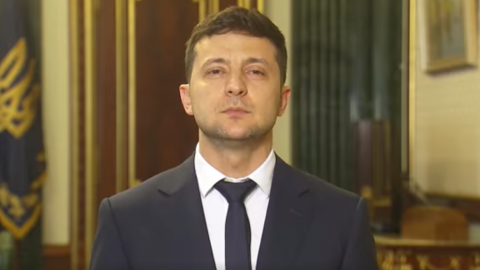 Володимир Зеленський. Скріншот: АП/Facebook