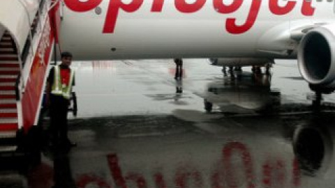 Літак авіакомпанії Spice Jet.