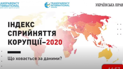 Україна покращила позиції у рейтингу сприйняття корупції