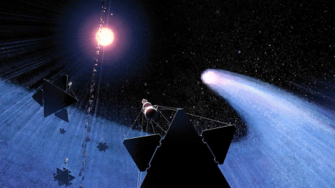 Экзопланету назвали "хвостатой". Фото: naked-science.ru