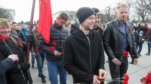 Экс-футболист сборной Украины Тимощук в РФ на 9 мая. Фото: fc-zenit.ru
