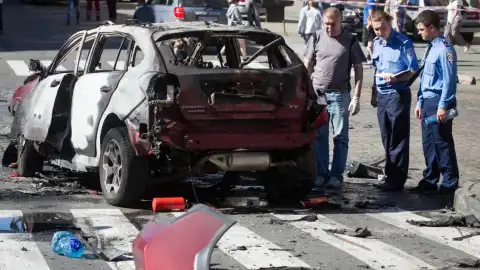 На місці вбивства журналіста Шеремета