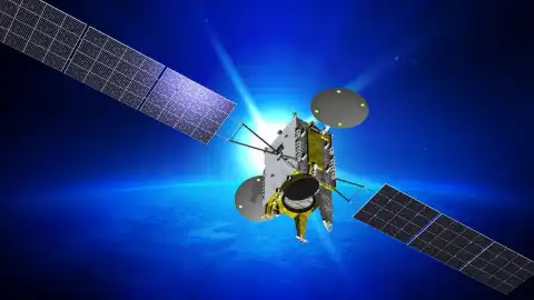 Український супутник "Либідь" (ілюстрація). Фото: iss-reshetnev.ru