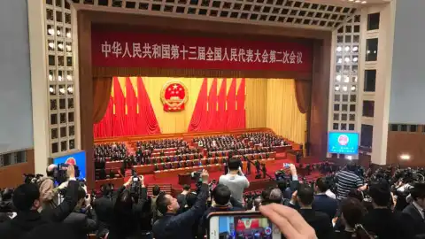 The 13th National People's Congress, China's national legislature, opens its second session at the Great Hall of the People in Beijing, March 5, 2019. Photo by Xu Jingxing/chinadaily.com.cn
