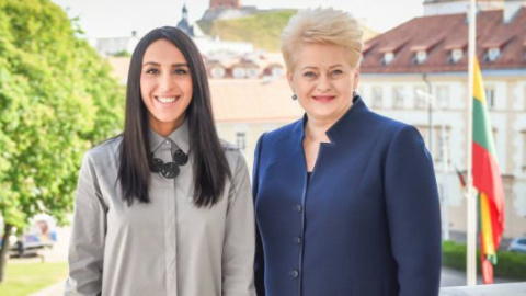 Джамала и президент Литвы Даля грибаускайте. Фото: facebook.com/D.Grybauskaite