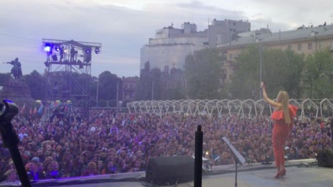 Фан-зона "Євробачення". Фото: facebook.com/maryna.kruglova