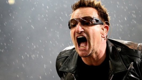 Стала известной причина любви лидера U2 Боно к солнцезащитным очкам