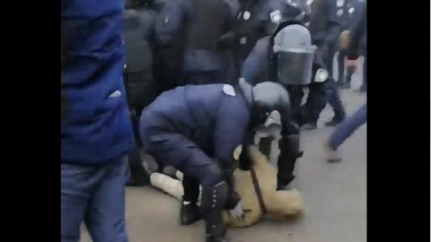 Мітинг у Нових Санжарах. Скріншот: Facebook