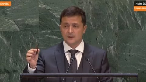 Володимир Зеленський. Скріншот трансляції hromadske