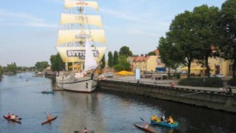 Клайпеда розташована на самому березі Балтійського моря.