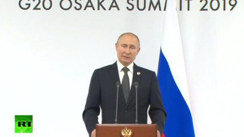 Володимир Путін. Скріншот відео