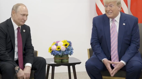 Путін і Трамп. Скріншот: The White House/Twitter