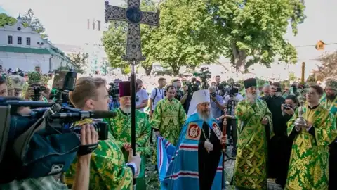 Предстоятели поместных церквей поздравили с юбилеем предстоятеля УПЦ Онуфрия