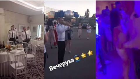 Випускний в Академії Нацгвардії провели під пісню Газманова "Офіцери, росіяни"