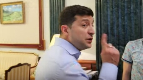 Володимир Зеленський. Скріншот відео УП