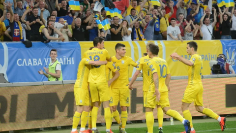 Украина-Люксембург. Фото: footboom.com.