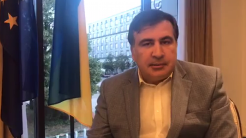 Міхеіл Саакашвілі. Скріншот відео facebook.com/SaakashviliMikheil