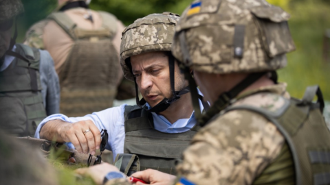 Первый визит Зеленского-президента на Донбасс. Фото: пресс-служба Президента
