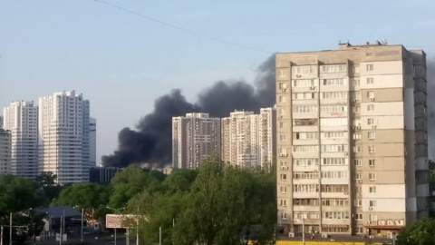 Склад колишньої військової частини загорівся в Одесі