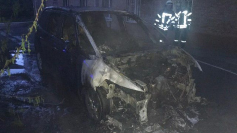 Вночі спалили автомобіль головного редактора ТВі Володимира Єгорова