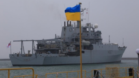В порт Одеси прибув військовий корабель Великобританії