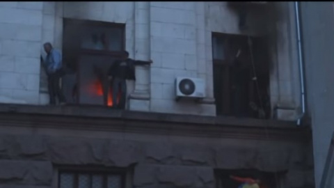 Трагедія 2 травня в Одесі. Скріншот відео з youtube.сом/news