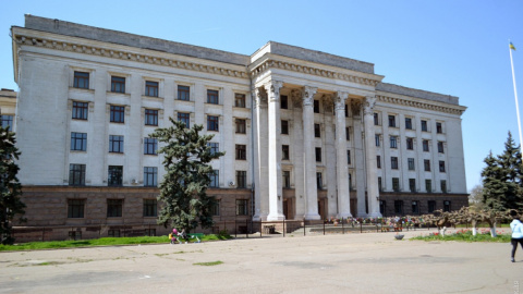 Будинок профспілок в Одесі. Фото: "Думська"