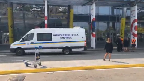 Аеропорт "Київ". Скріншот відео "Інформатор"