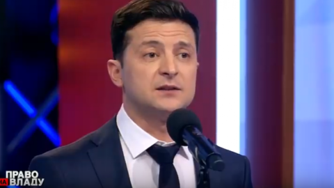 Володимир Зеленський Скріншот відео Facebook/Право на владу