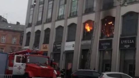 Пожежа в торговому центрі