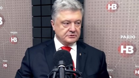Петро Порошенко. Скріншот трансляції Радіо НВ