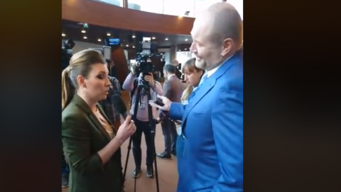 Охорона врятувала Березу від Скабєєвої на вході до зали засідань ПАРЄ