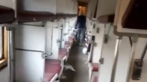 Более 200 болельщиков разгромили три вагона поезда "Львов – Запорожье"