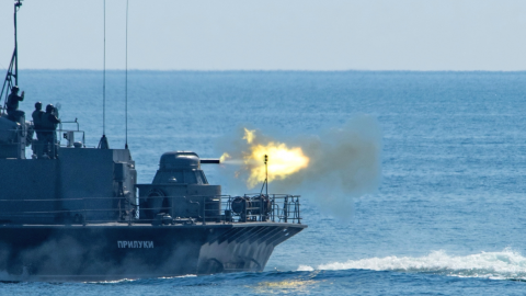 Учения военно-морских сил Украины и НАТО в Черном море. Фото: пресс-служба Минобороны