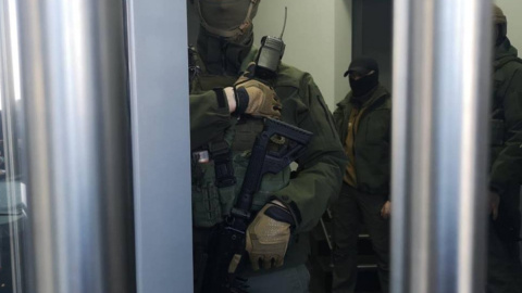 НАБУ проводит обыски в АРМА. Фото: facebook.com/bochkаla