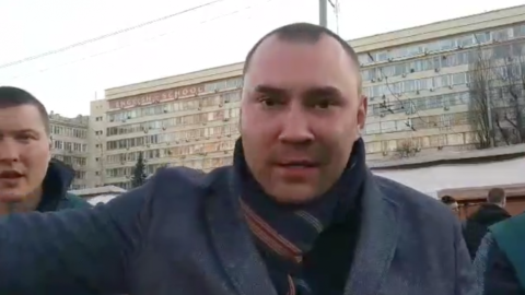 Керівник організації Poton Павло Онищенко. Скріншот відео