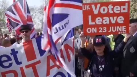 У Лондоні тисячі прихильників Brexit вийшли на протест