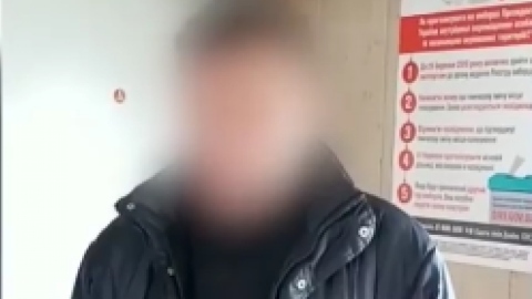 Бойовик "Руської православної армії". Скріншот відео. 