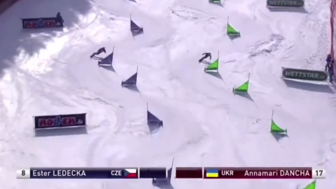 Відео дня: вражаючий батл української сноубордистки з олімпійською чемпіонкою