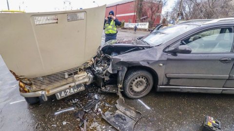 ДТП в Дарницькому районі Києва.Фото: "Інформатор"