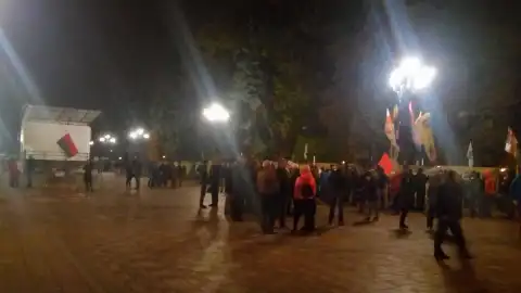 Акция протеста под Радой 21 октября