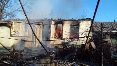 Відео дня: наслідки одного з найпотужніших обстрілів бойовиків по населених пунктах