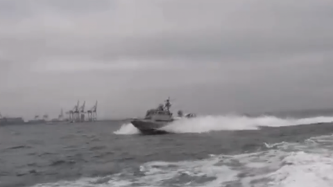 У Чорне море вийшли штурмові катери "Кентавр". Фото: прес-служба МВС