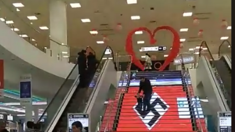 Скріншот відео facebook/kristina.samharadze