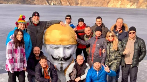 Дайвери поповнили підводний парк, створений у водоймі. Фото: facebook/andrey.vorobyov