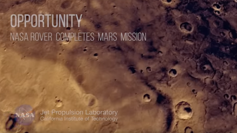 NASA завершило місію Opportunity
